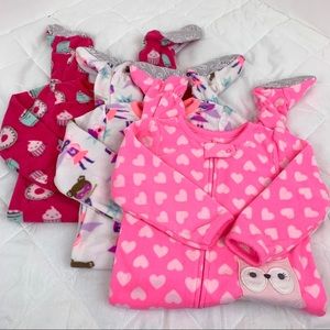 Carter’s Footed Onesies - Lot of 3
